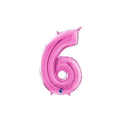 UNIQUE Nafukovacie číslice Fuchsia 66 cm 26 6