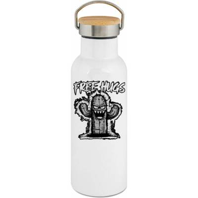 123TRIKO termoska Free Hugs, černý potisk 500 ml