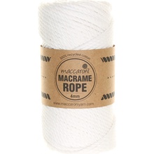 Maccaroni Rope 4 mm bílá 401