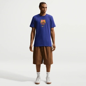 NIKE Мъжка тениска FC Barcelona 26/27 Crest Tee - IM1659-455
