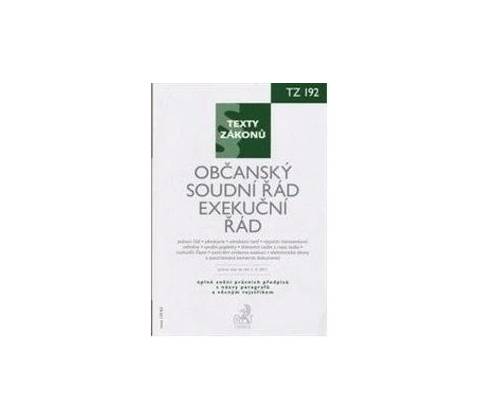 Občanský soudní řád. TZ192