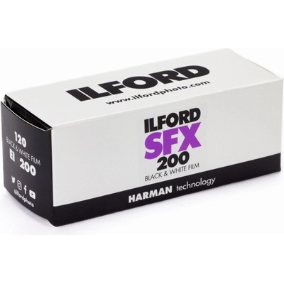 SFX 200 120 černobílý negativní film, ILFORD