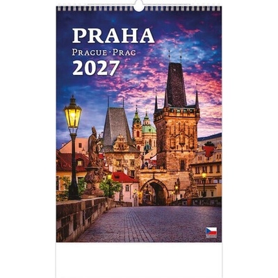 Praha nástěnný autor neuvedený 2027