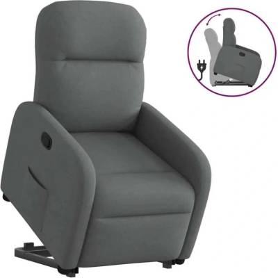 vidaXL 11461.3302973 Zvedací polohovací tmavě šedé textil