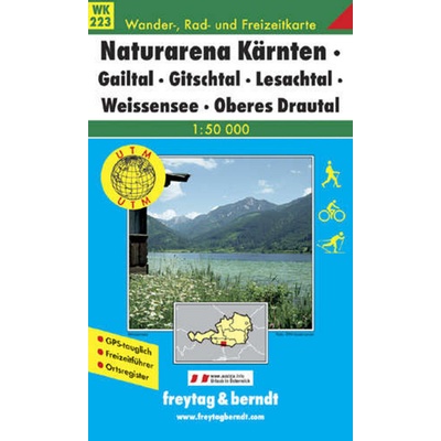 Freytag a Berndt WK 223 Karnské Alpy 1:50 000 turistická mapa