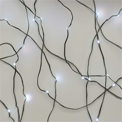 Emos D3AC05 150 LED nano řetěz zelený 15 m venkovní i vnitřní studená bílá časovač D3AC05 X LED vánoční nano řetěz zelený – Zboží Mobilmania