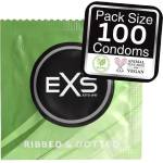 EXS Condoms Ribbed, Dotted and Extended - презервативи (100 бр. )