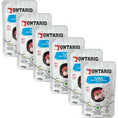 Ontario Cat tuna 6 x 80 g
