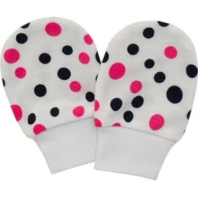 ESITO Rukavice bavlna potisk puntík – Zboží Dáma