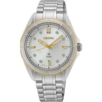 Seiko Дамски часовник Seiko Prospex Ladies Marine Sports Diamond-set in Dune & Dawn - SUR618J1 (SUR618J1)