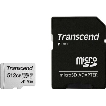 Transcend microSDXC UHS-I U3 512GB TS512GUSD300S-A