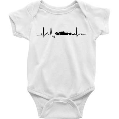 EKG formula Body dojčenské s krátkym rukávom biele
