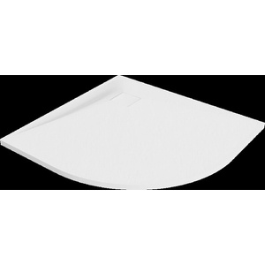 Mexen Bert полукръгъл поддушов корит SMC 90 x 90 см, бял - 4KR109090 (4KR109090)