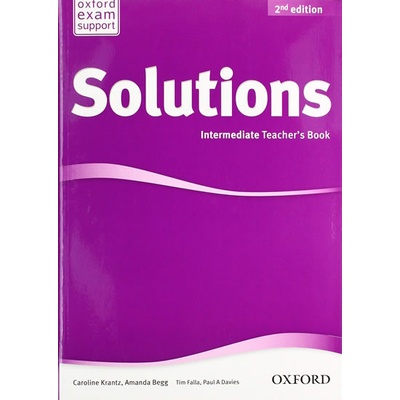 Solutions 2nd edition Intermediate Teacher´s book (without CD-ROM)