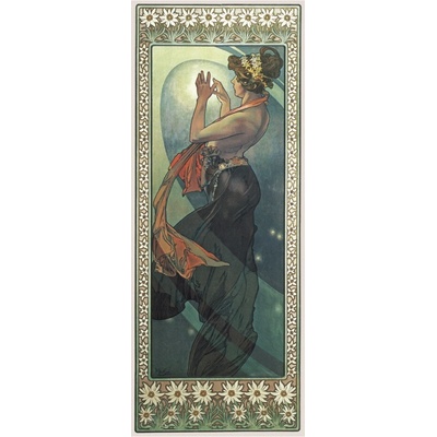 Pohlednice Alfons Mucha-Pole Star-pohled dlouhý A-9044