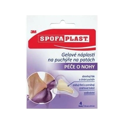 3M Spofaplast Gelové náplasti na puchýře na patách 4 ks