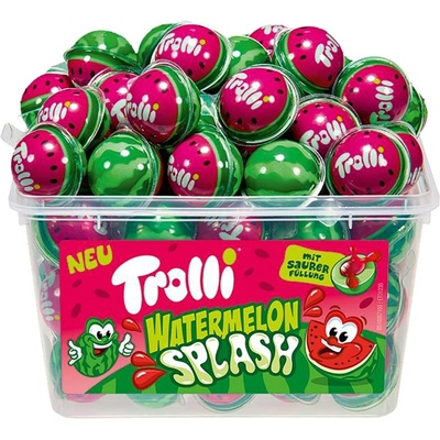 Trolli Watermelon Splash želé melóny s kyslou náplňou 1,128 kg