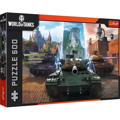 TREFL World of Tanks Čas na akciu 500 dielov