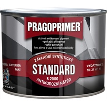 PragoPrimer Standard S2000 farba na kov 350 ml červenohnedá
