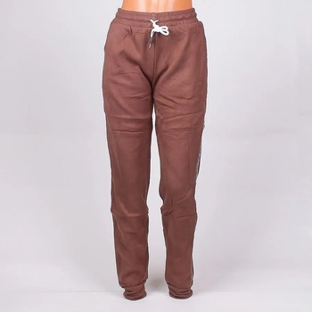 Image 1 of Дамско спортно долнище в кафяво със сребрист кант