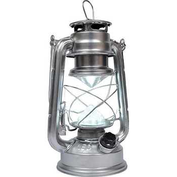 MagicHome Lampáš ML3528 15LED 15x11.5x23.5cm 4xAA kov strieborný