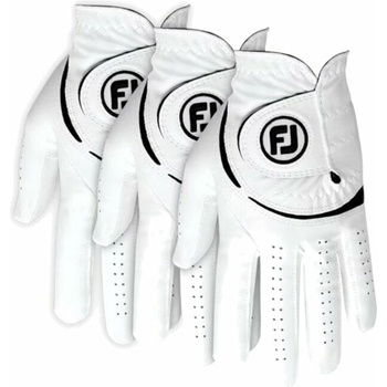 Footjoy Weathersof Golf (3 Pack) White/Black Лява ръка M/L Мъжки ръкавици (66198E-401-ML)