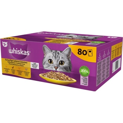 Whiskas kapsa Core drůbeží výběr v želé 80 x 85 g