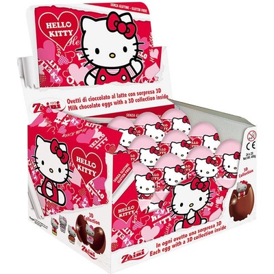 Luigi Zaini 12бр. Шоколадово яйце Хелоу Кити