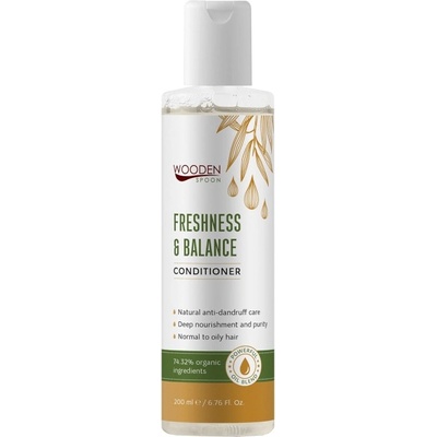 Wooden spoon Freshness and Balance Conditioner - Био Балсам за Мазна Коса [200 мл]