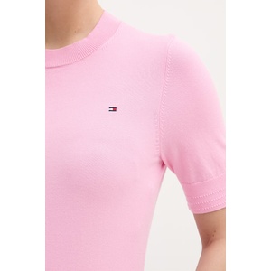 Tommy Hilfiger тениска тип пуловер дамски с памук (WW0WW49705)