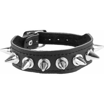 Black & metal Гривна Шипове - веган - bwz-683
