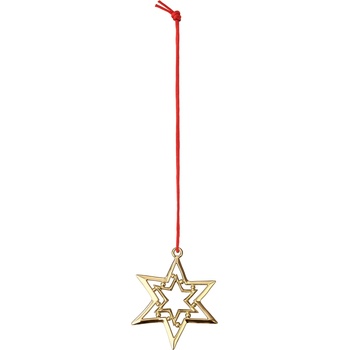 Rosendahl Karen Blixen Коледна украса звезда, 8 см, златна (33106)