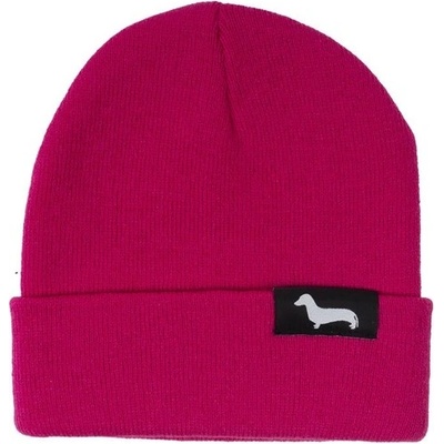 Kašmir Pletená zimní čepice Z16 all pink