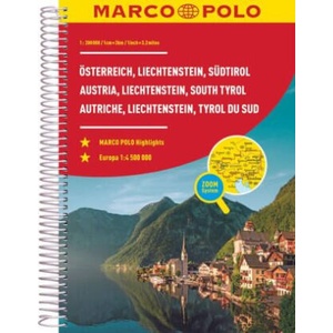 MARCO POLO Reiseatlas Österreich, Liechtenstein, Südtirol 1: 200.000 (ISBN: 9783575016607)