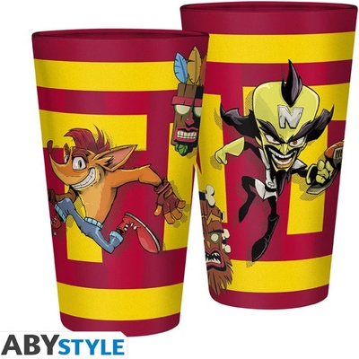 ABYstyle Sklenice Crash Bandicoot TNT Crash 400 ml