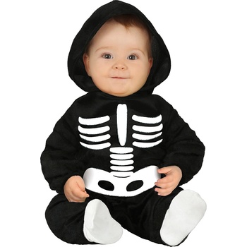 Fiestas Guirca Детски костюм за най-малките - Скелет Размер за най-малките: 6 - 12 месеца