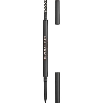 Makeup Revolution Precise Brow Pencil precizní tužka na obočí s kartáčkem Dark Brown 0,05 g