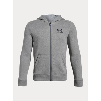 Under Armour Eu Cotton Fleece Full Zip Šedá