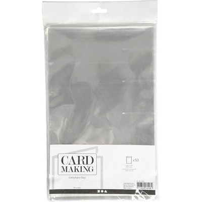 Creativ Company Celofánové obaly na obálky 16,8 × 23 cm (50 ks)
