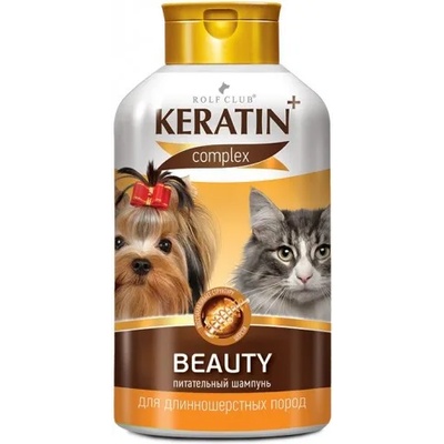 Екопром Шампоан Keratin+ Beauty - облекчава разресването, възпрепятства образуването на сплъстявания и съкращава периода на линеене - 400 мл, Русия R501