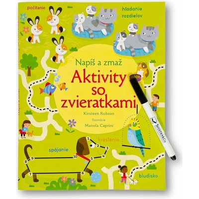 Napíš a zmaž Aktivity so zvieratkami