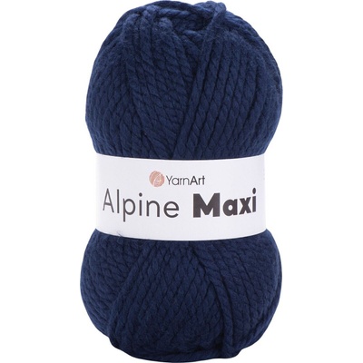 YARNART Alpine Maxi 674 Navy Blue Плетива прежда (Alpine Maxi 674)