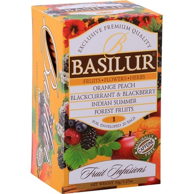 Basilur Fruit Infusions Assorted Volume I 20 sáčků