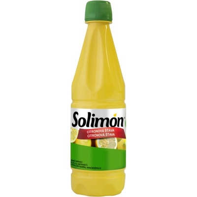 Solimon Citrónová šťava 100 % šťava 0,5 l