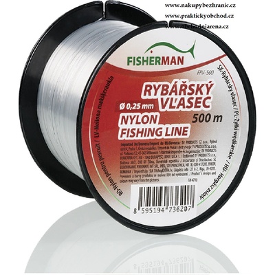 Fisherman Rybářský vlasec 500m 0,25mm 6,8kg