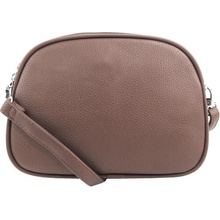 Dudlin Mléčně hnědá menší crossbody dámská kabelka se třemi oddíly