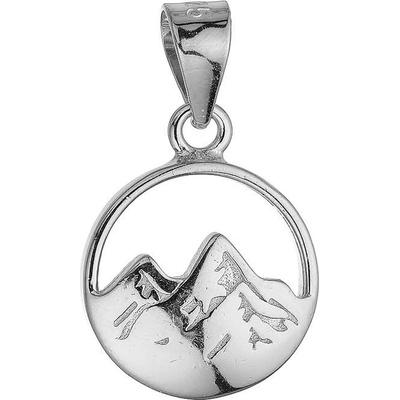 Evolution Group Stříbrný přívěsek hory 64086