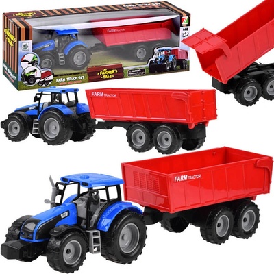 JOKO Traktor s vyklápacou vlečkou 43cm a otváracou prednou kapotou