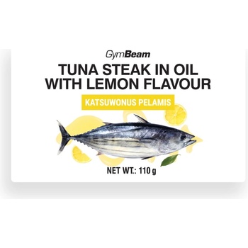 GymBeam Стек от риба тон в олио с аромат на лимон 110 g