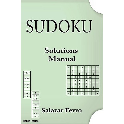 Sudoku Solutions Manual Ferro SalazarPaperback